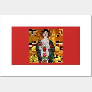 Christmas - Gustav Klimt Style Posters and Art